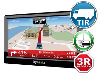 Tenká širokoúhlá navigace Dynavix Tera Tir.