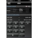 Vše o firmě včetně kurzů měn v iPhone od Cígler Software.