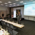 Petr Janda, ředitel společnosti SkyVera, uvádí konferenci SkyVera Day