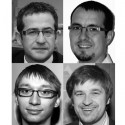 Petr Tošner (nahoře vlevo), Dalibor Smažinka (nahoře vpravo), Jindřích Světnica (dole vlevo) a Miloš Kohout (dole vpravo) z Axis Communications