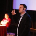 Na konferenci také vystoupil Aleš Holeček, šéf vývoje Windows v Microsoftu